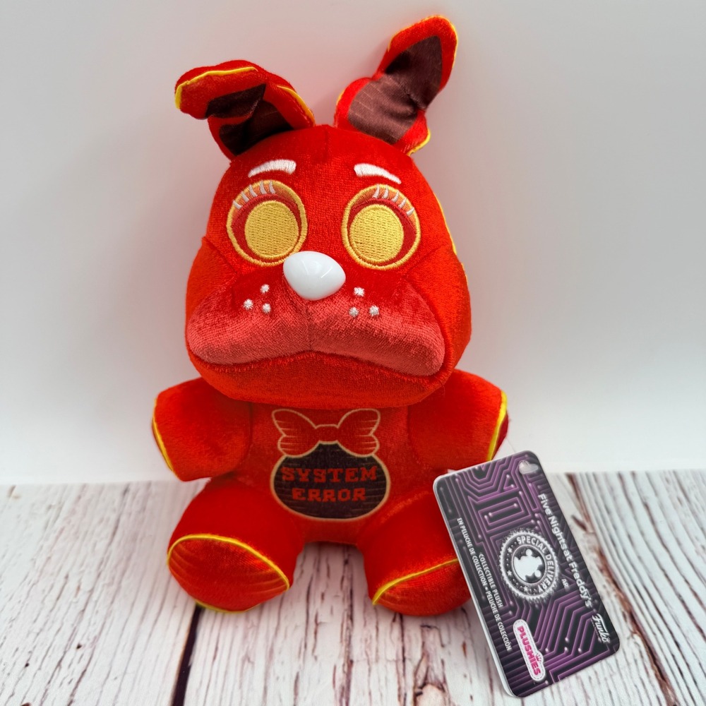 Funko Five Nights at Freddys Special Delivery System Error Bonnie Plush Red 7in
